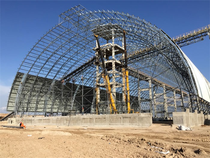 锦州煤机油桶翘工程网架